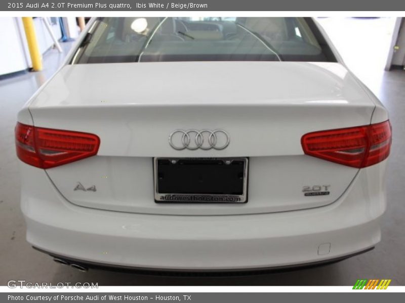 Ibis White / Beige/Brown 2015 Audi A4 2.0T Premium Plus quattro