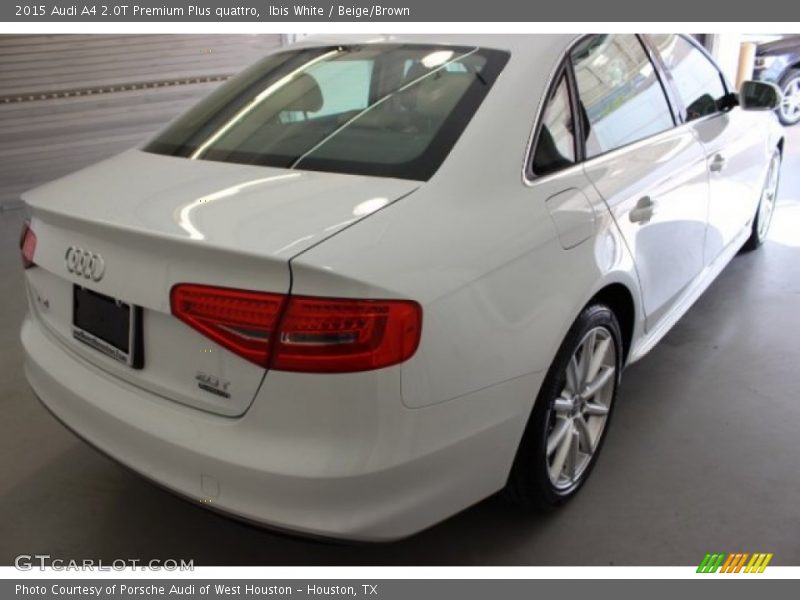 Ibis White / Beige/Brown 2015 Audi A4 2.0T Premium Plus quattro