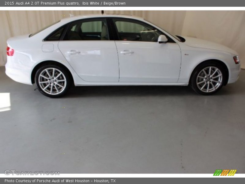 Ibis White / Beige/Brown 2015 Audi A4 2.0T Premium Plus quattro