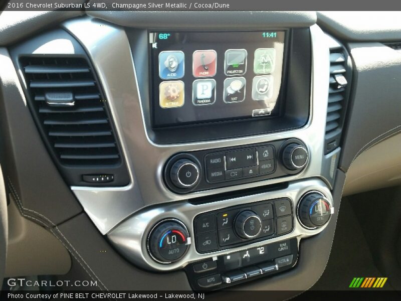 Champagne Silver Metallic / Cocoa/Dune 2016 Chevrolet Suburban LS 4WD
