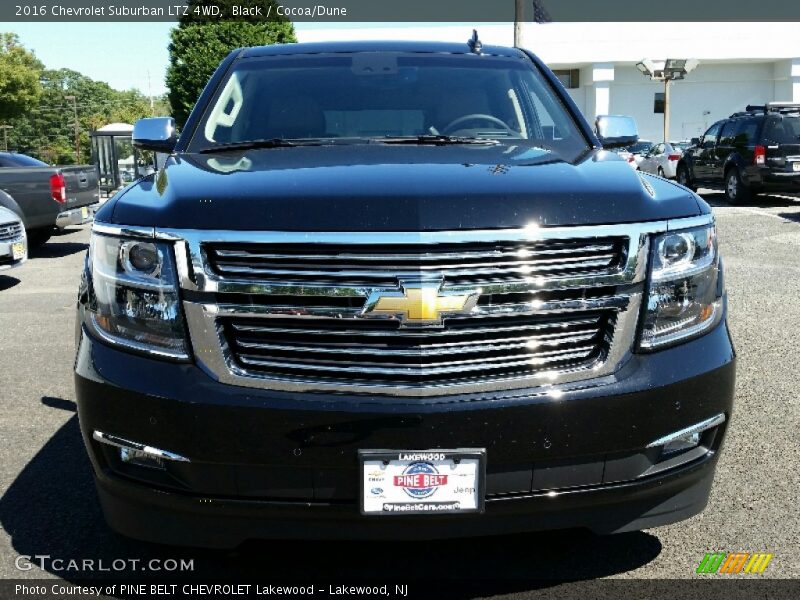 Black / Cocoa/Dune 2016 Chevrolet Suburban LTZ 4WD