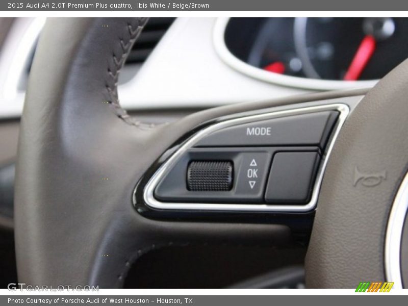 Ibis White / Beige/Brown 2015 Audi A4 2.0T Premium Plus quattro