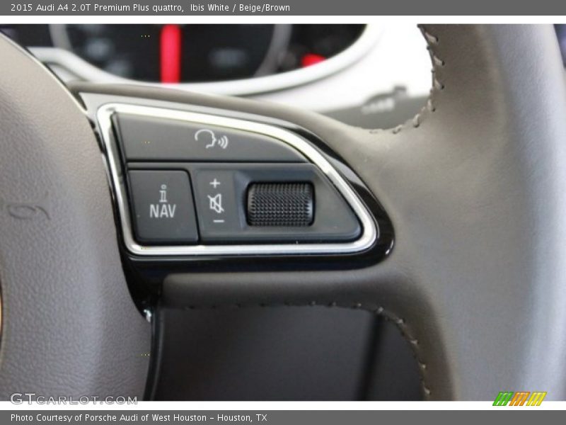 Ibis White / Beige/Brown 2015 Audi A4 2.0T Premium Plus quattro