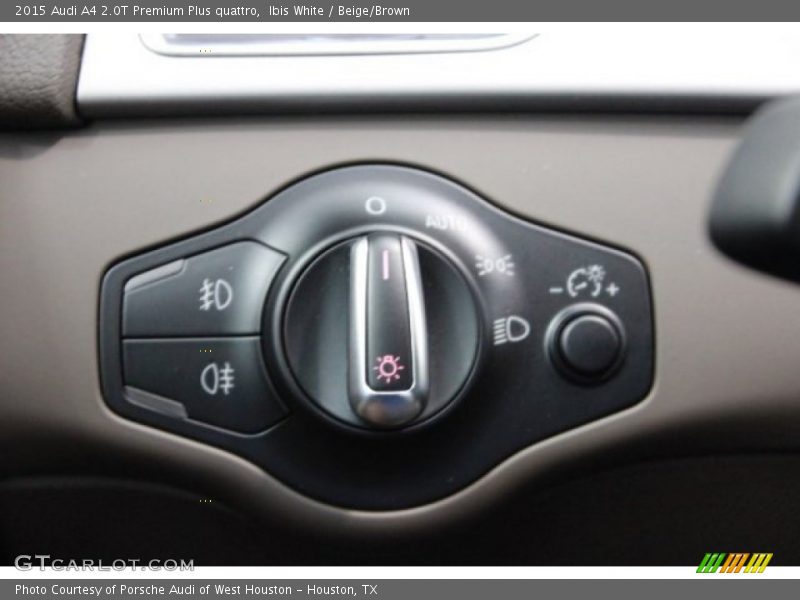 Ibis White / Beige/Brown 2015 Audi A4 2.0T Premium Plus quattro