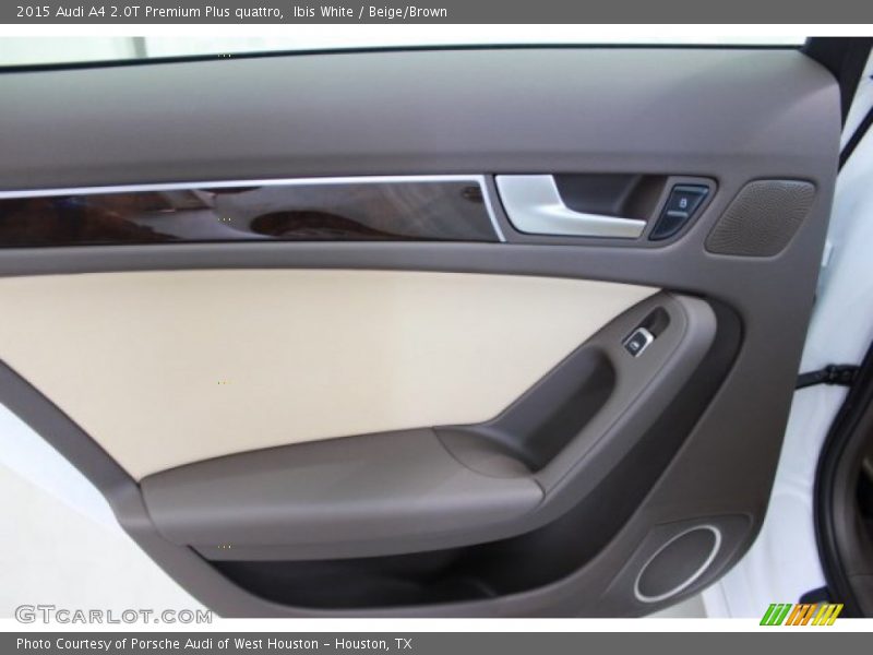 Ibis White / Beige/Brown 2015 Audi A4 2.0T Premium Plus quattro