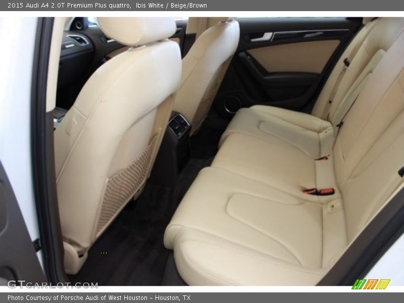 Ibis White / Beige/Brown 2015 Audi A4 2.0T Premium Plus quattro