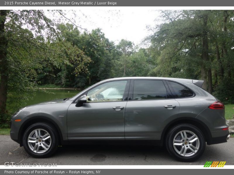 Meteor Grey Metallic / Luxor Beige 2015 Porsche Cayenne Diesel
