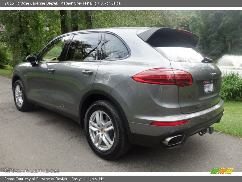 Meteor Grey Metallic / Luxor Beige 2015 Porsche Cayenne Diesel