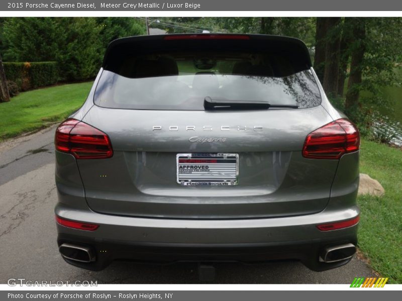 Meteor Grey Metallic / Luxor Beige 2015 Porsche Cayenne Diesel