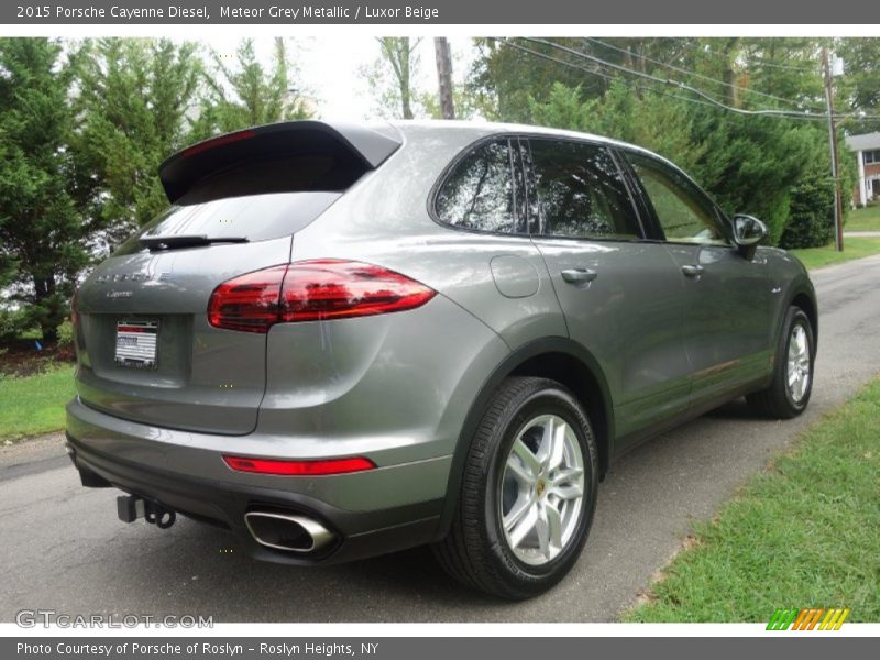Meteor Grey Metallic / Luxor Beige 2015 Porsche Cayenne Diesel