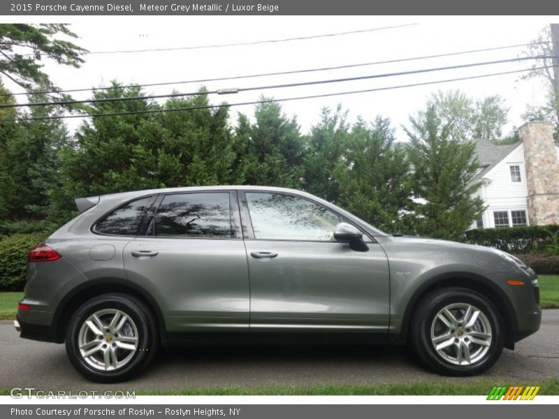 Meteor Grey Metallic / Luxor Beige 2015 Porsche Cayenne Diesel