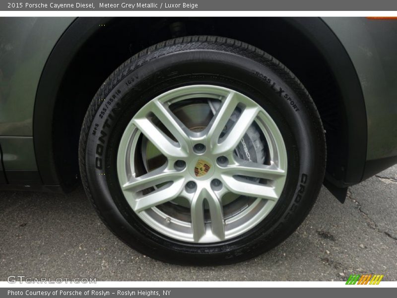 Meteor Grey Metallic / Luxor Beige 2015 Porsche Cayenne Diesel