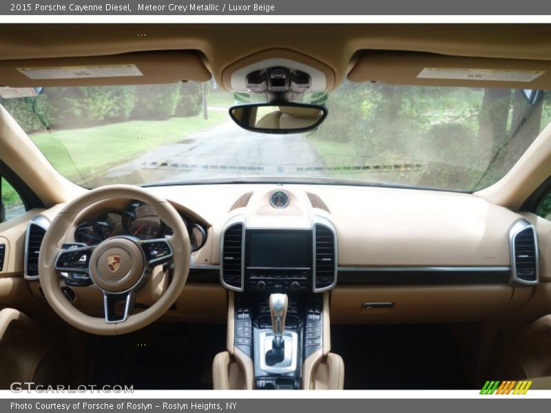 Meteor Grey Metallic / Luxor Beige 2015 Porsche Cayenne Diesel