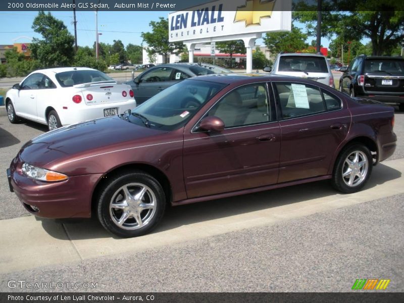 Auburn Mist / Pewter 2000 Oldsmobile Alero GLS Sedan