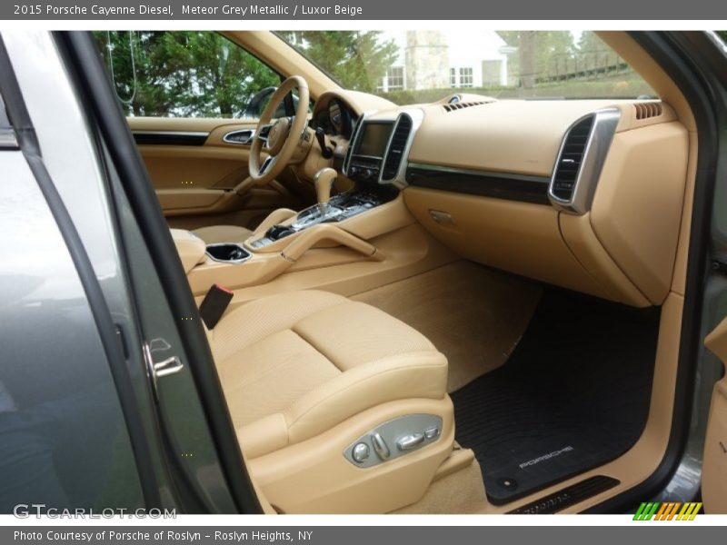 Meteor Grey Metallic / Luxor Beige 2015 Porsche Cayenne Diesel