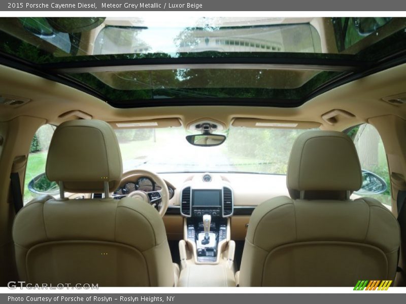 Meteor Grey Metallic / Luxor Beige 2015 Porsche Cayenne Diesel