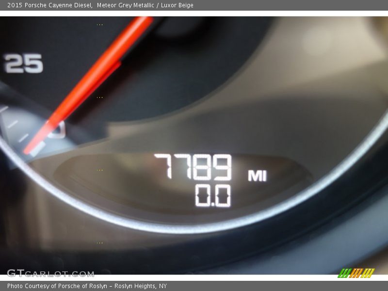 Meteor Grey Metallic / Luxor Beige 2015 Porsche Cayenne Diesel