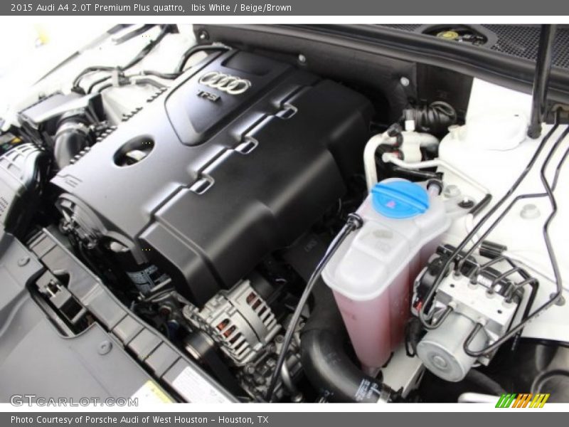 Ibis White / Beige/Brown 2015 Audi A4 2.0T Premium Plus quattro