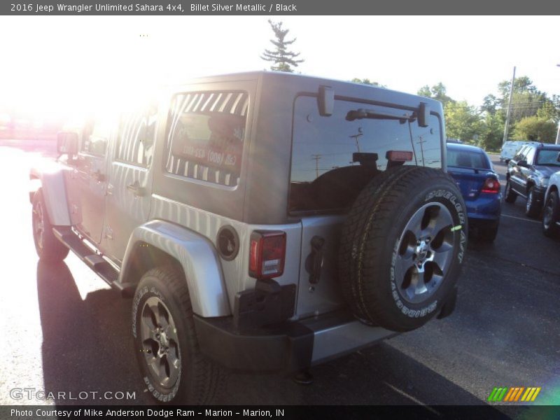 Billet Silver Metallic / Black 2016 Jeep Wrangler Unlimited Sahara 4x4