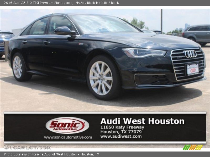 Mythos Black Metallic / Black 2016 Audi A6 3.0 TFSI Premium Plus quattro