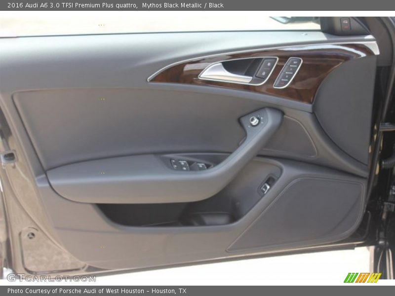 Mythos Black Metallic / Black 2016 Audi A6 3.0 TFSI Premium Plus quattro