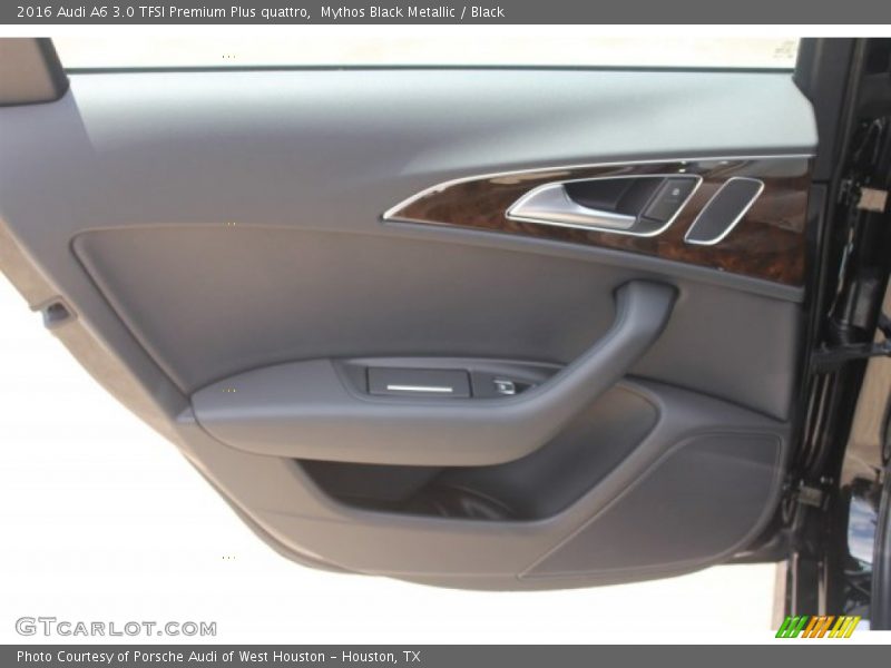 Mythos Black Metallic / Black 2016 Audi A6 3.0 TFSI Premium Plus quattro