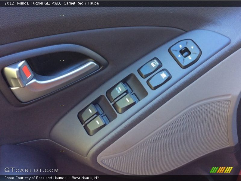 Garnet Red / Taupe 2012 Hyundai Tucson GLS AWD