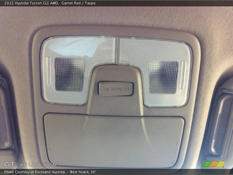 Garnet Red / Taupe 2012 Hyundai Tucson GLS AWD