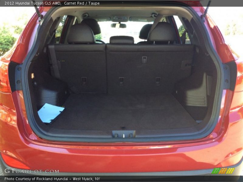 Garnet Red / Taupe 2012 Hyundai Tucson GLS AWD