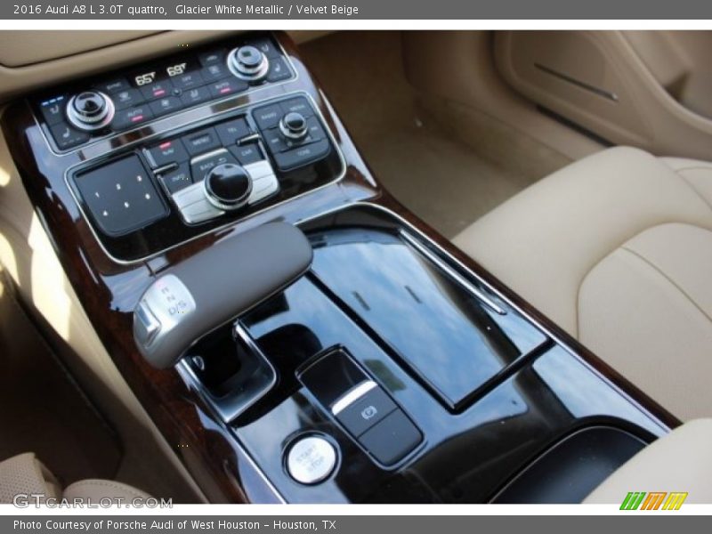 Glacier White Metallic / Velvet Beige 2016 Audi A8 L 3.0T quattro