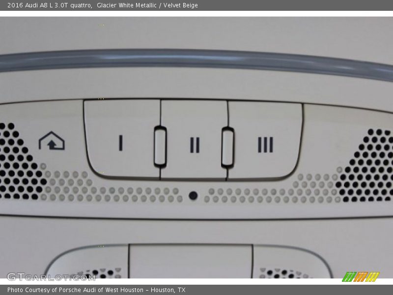 Glacier White Metallic / Velvet Beige 2016 Audi A8 L 3.0T quattro