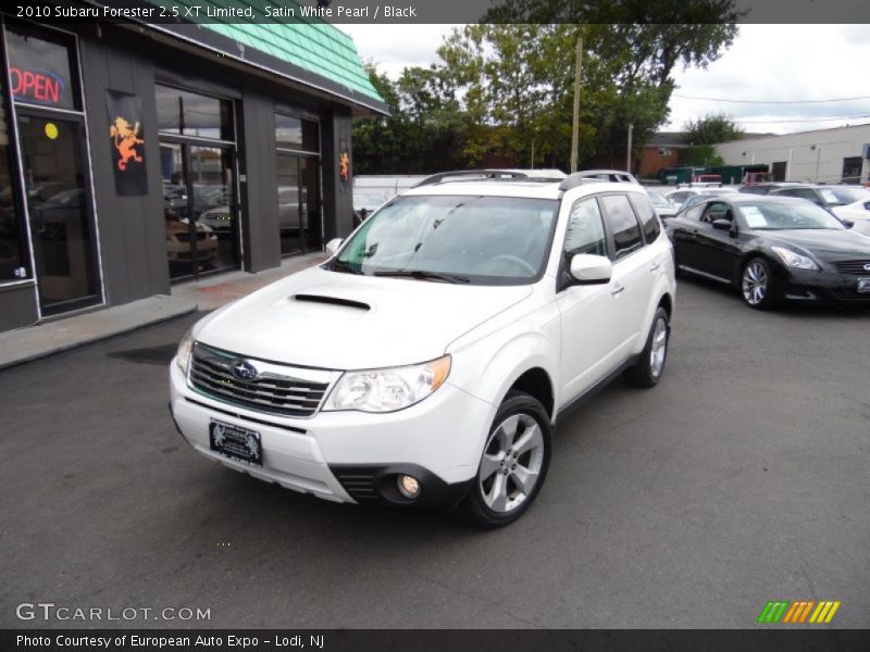 Satin White Pearl / Black 2010 Subaru Forester 2.5 XT Limited