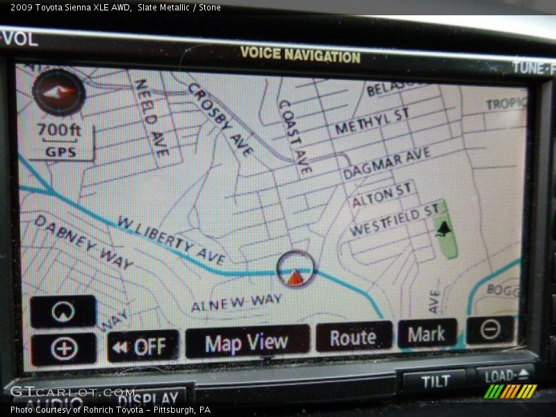 Slate Metallic / Stone 2009 Toyota Sienna XLE AWD