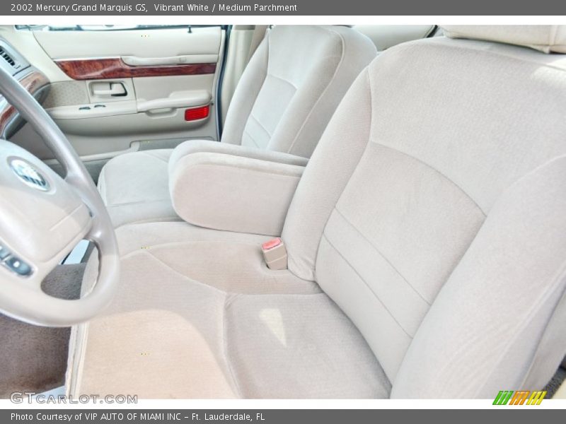 Vibrant White / Medium Parchment 2002 Mercury Grand Marquis GS