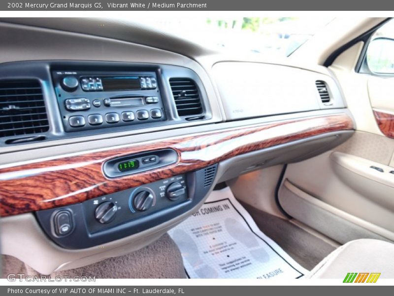 Dashboard of 2002 Grand Marquis GS