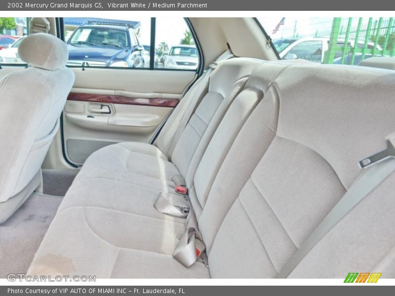 Vibrant White / Medium Parchment 2002 Mercury Grand Marquis GS