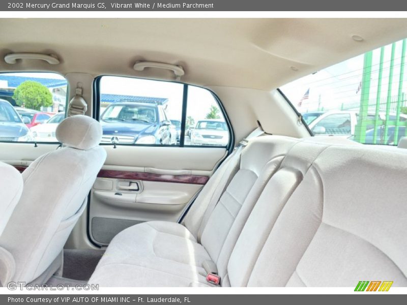 Vibrant White / Medium Parchment 2002 Mercury Grand Marquis GS