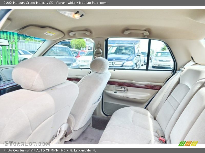 Vibrant White / Medium Parchment 2002 Mercury Grand Marquis GS
