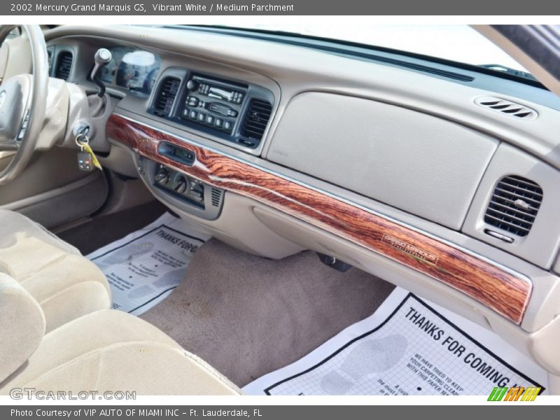 Dashboard of 2002 Grand Marquis GS