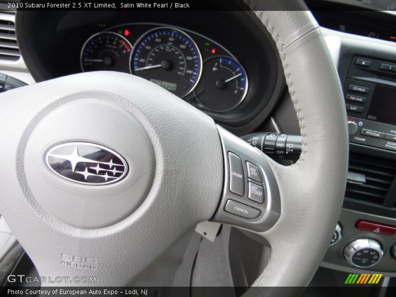 Satin White Pearl / Black 2010 Subaru Forester 2.5 XT Limited