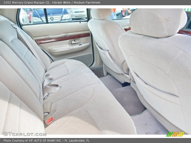 Vibrant White / Medium Parchment 2002 Mercury Grand Marquis GS