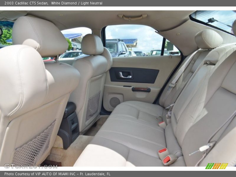 White Diamond / Light Neutral 2003 Cadillac CTS Sedan