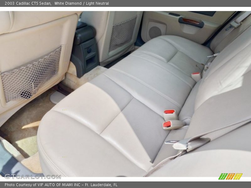 White Diamond / Light Neutral 2003 Cadillac CTS Sedan