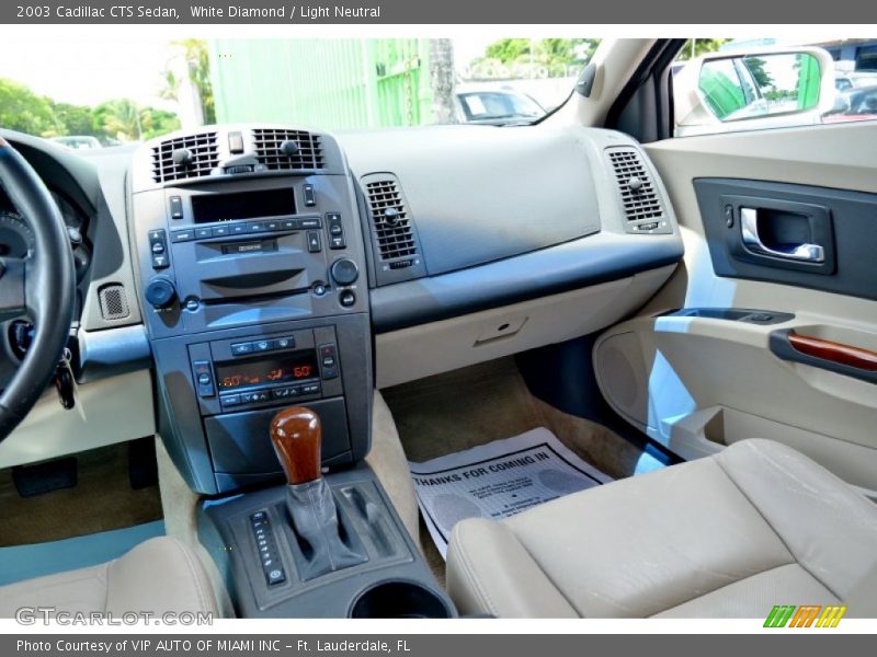 White Diamond / Light Neutral 2003 Cadillac CTS Sedan
