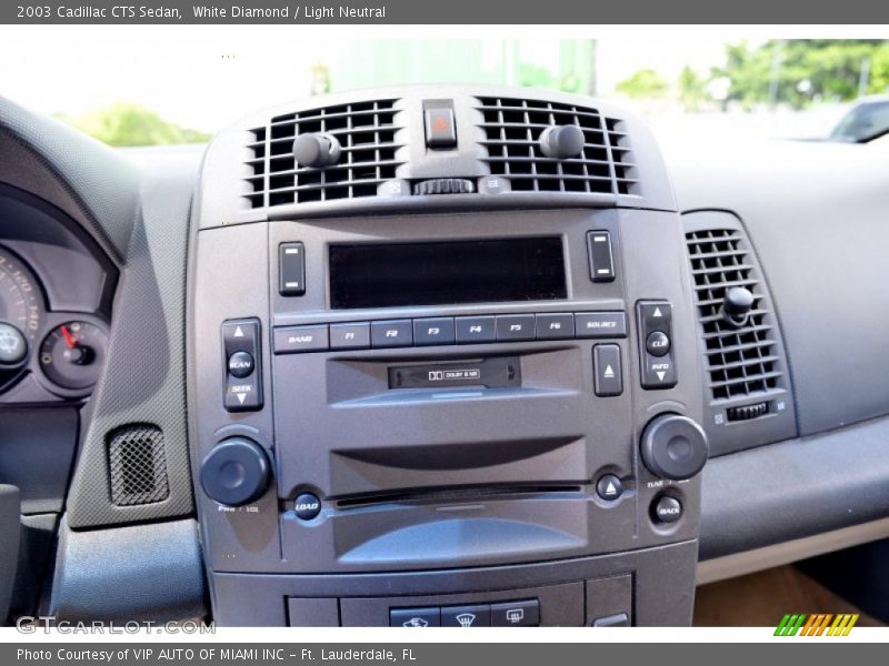 White Diamond / Light Neutral 2003 Cadillac CTS Sedan