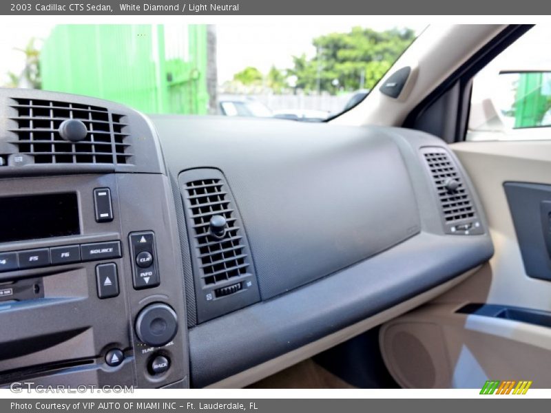 White Diamond / Light Neutral 2003 Cadillac CTS Sedan