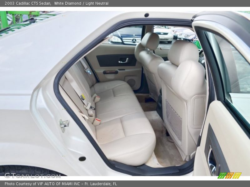 White Diamond / Light Neutral 2003 Cadillac CTS Sedan