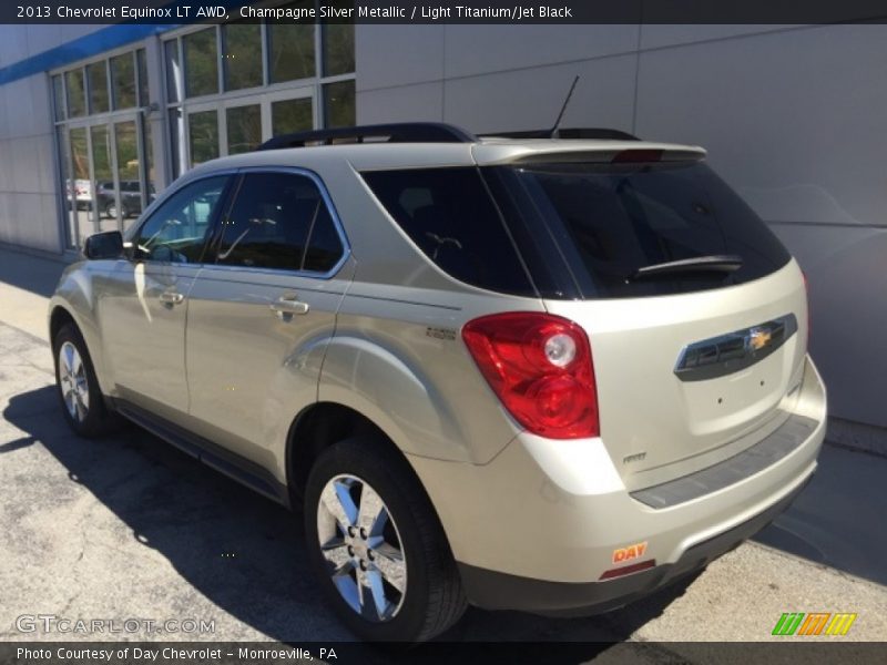 Champagne Silver Metallic / Light Titanium/Jet Black 2013 Chevrolet Equinox LT AWD