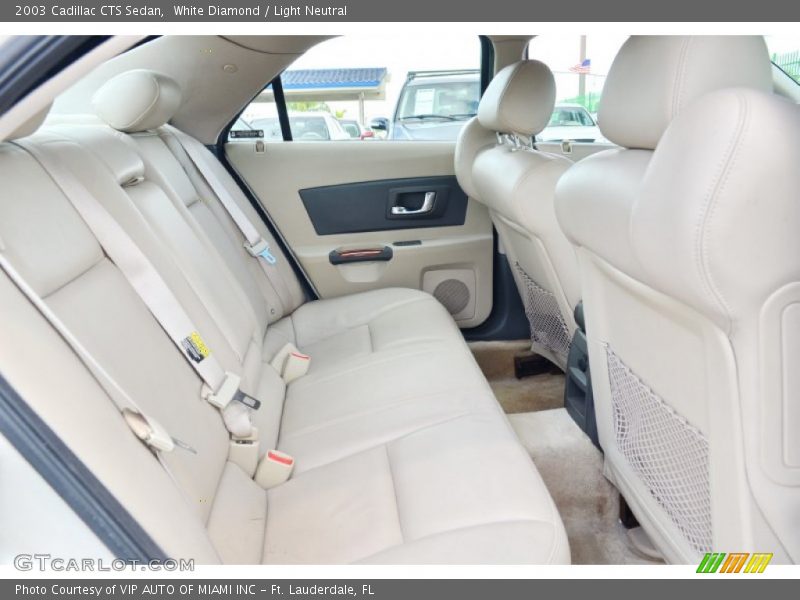 White Diamond / Light Neutral 2003 Cadillac CTS Sedan