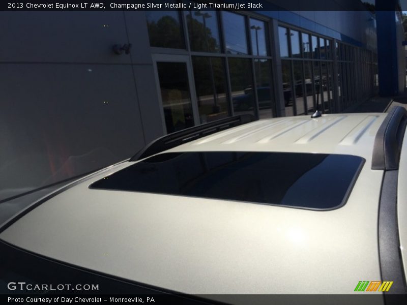 Champagne Silver Metallic / Light Titanium/Jet Black 2013 Chevrolet Equinox LT AWD